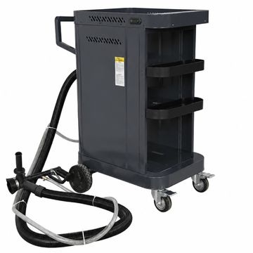 George Tools mobiler Sandstrahlkessel mit Absaugung 75 L