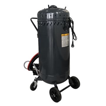 George Tools mobiler Sandstrahlkessel mit Absaugung 106 L
