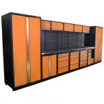 Kraftmeister Werkstatteinrichtung Montreal Edelstahl orange