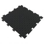PVC-Klickfliese Anti-Ermüdung 50x50x0.8 cm schwarz